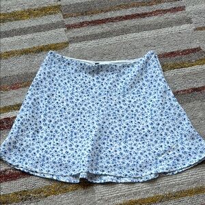 Floral Blue Skirt